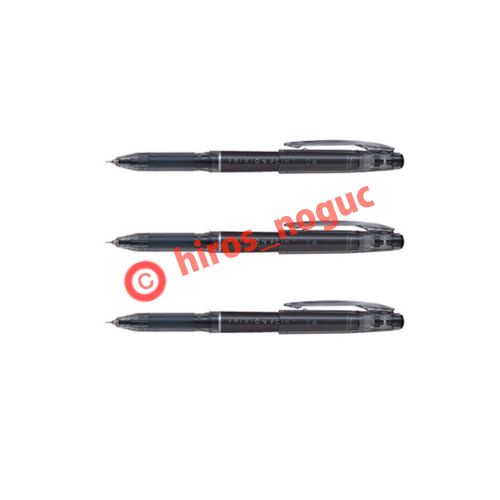 Pilot FriXion Erasable Gel Pen 0.4mm extra fine, frixion point 04, Black 3pcs