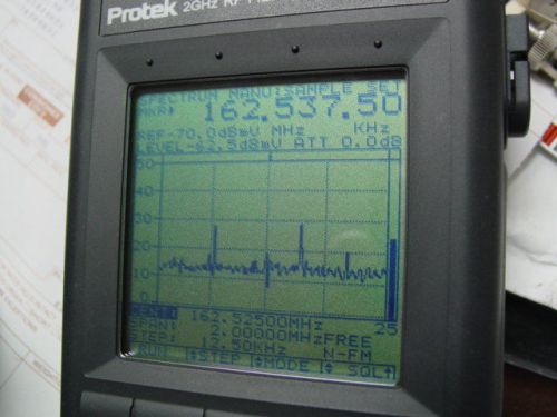 Protek 3201 2 GHz Field Analyzer - Spectrum Analyzer / receiver