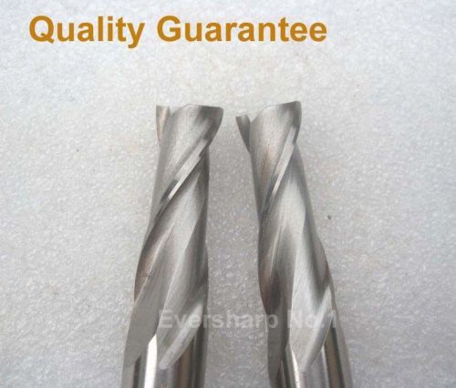 Lot 2pcs HSS 2Flute Long End Mills Cutting Dia 22mm Length 141mm Japan Brand Bit