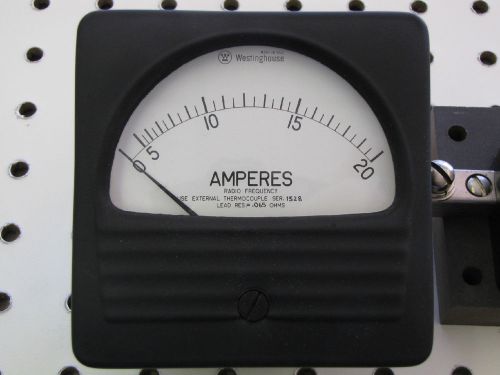 Westinghouse rf ampere meter and thermocouple for sale
