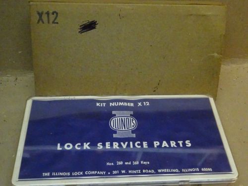 iILLINOIS LOCK SERVICE KITS X12 &amp; X13 VENDING ALARM VINTAGE