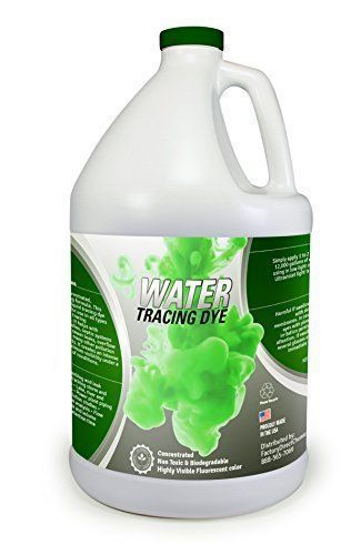 Green Water Tracing &amp; Leak Detection Flourescent Dye - 1 Gallon