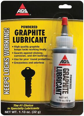 A G S Company MZ-5 Powdered Graphite Lubricant-1.13OZ POWDER GRAPHITE