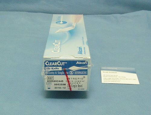 Alcon 8065992445 ClearCut Slit Knife, sealed box