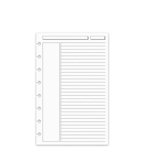 Levenger 300 Circa Annotation 1/4-Inch Ruled Refill Sheets JNR (ADS5910 JNR)