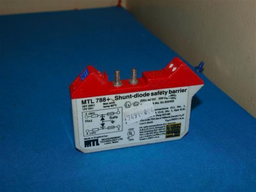 MTL788+ BAS01ATEX7202 Shunt-Diode Safety Barrier