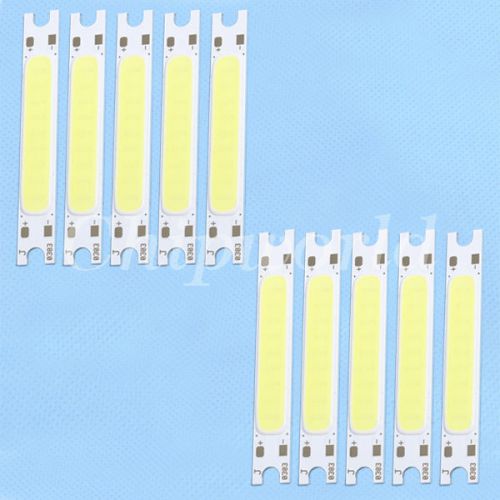 10X 3W White LED Stripe COB High Power LED Light Emitting Diode Led Board US