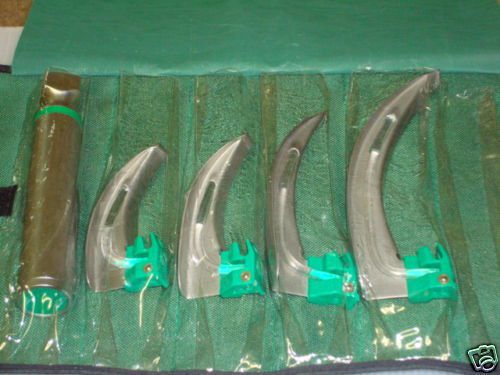 Laryngoscope Mac Set 1 C handle, 4 Macblade Econo Grade