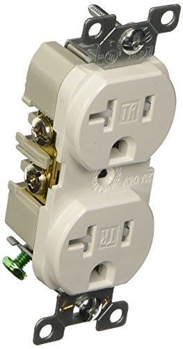 Cooper Wiring Devices TRBR20W-BXSP 20-Amp 3-Wire 125-Volt Tamper Resistant