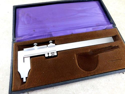 P. ROCH ROLLE SWITZERLAND VERNIER CALIPER 9&#034; INCH IN CASE MACHINIST