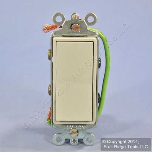 Leviton Gray COMMERCIAL DOUBLE POLE Decora Rocker Light Switch 20A Bulk 5622-2GY