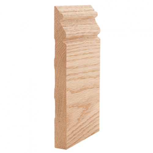 7 1/2 Red Oak Solid Hardwood Base Moulding Wood Molding