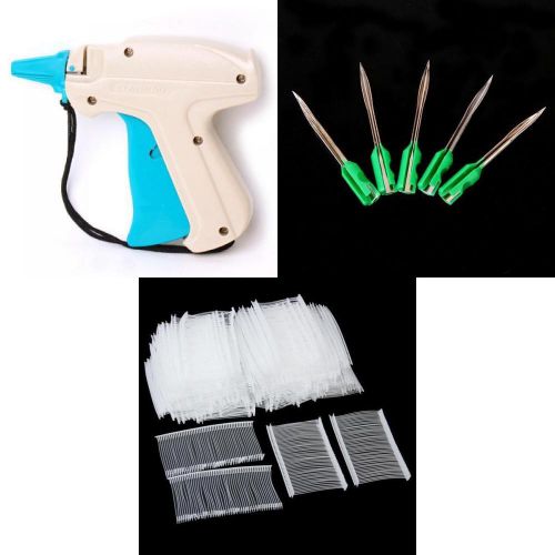 Garment Clothes Tagger Price Label Tagging Gun+ 5000 2&#034; Tag Barbs+ 5pcs Needles