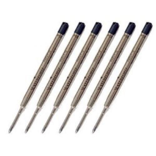 Waterford Ballpoint Pen Refill Black Six Pack