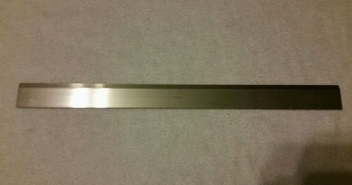 Starrett 385-18 Steel Straight Edge With Bevel, 18&#034; Length, 1-13/32&#034; Width,