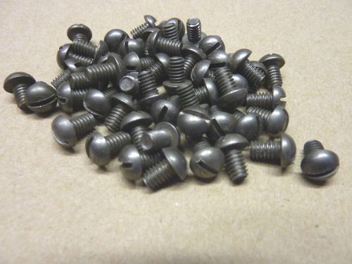 50 -  #8/32 X 1/4&#034; long , steel, round head,  Slotted,  Machine Screws