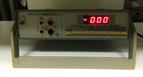 Tektronix CDM250 DIGITAL MULTIMETER SIU 319665 Tested and Working