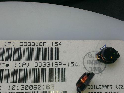 [20 pcs].Coilcraft SMT Power Inductors DO3316P-154M 150uH 1.0A DCR=0.40 Ohm