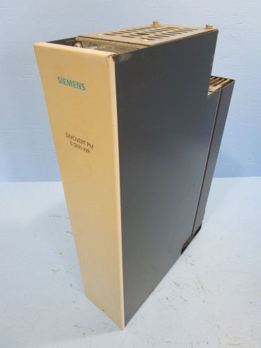 Siemens simovert pm 6sm1112-0pb00 inverter module 6 sm1-wr 6sm11120pb00 6sm1wr for sale