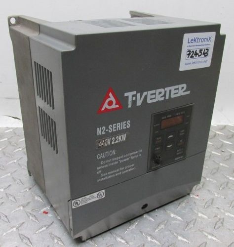 Nice! taian model n2-403-m3 n-2 series 2.2 kw t-verter w/ ndop-01 for sale