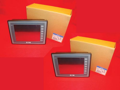 2 EATON HMI08CE HMi Operator Interfaces 8&#034; color screen TFT Wholesale Lot!