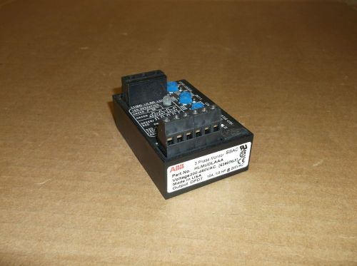Hlmudlaaa ssac abb asea brown boveri new three phase monitor relay for sale
