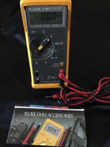 Fluke 77/BN Multimeter With Leads