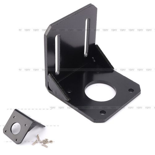 Black Alloy Steel Mounting Bracket For 42mm NEMA17 Stepper Motor Good Quality