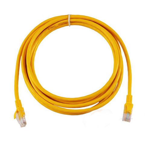 5FT RJ45 CAT5 CAT5E ETHERNET LAN NETWORK  CABLE yellow