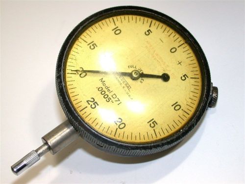 FEDERAL LARGE DIAL .0005&#034; INDICATOR MODEL D7I