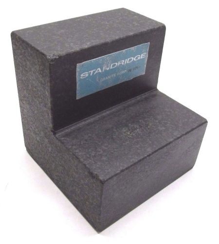 STANDRIDE 6&#034; x 6&#034; x 6&#034; BLACK GRANITE ANGLE PLATE