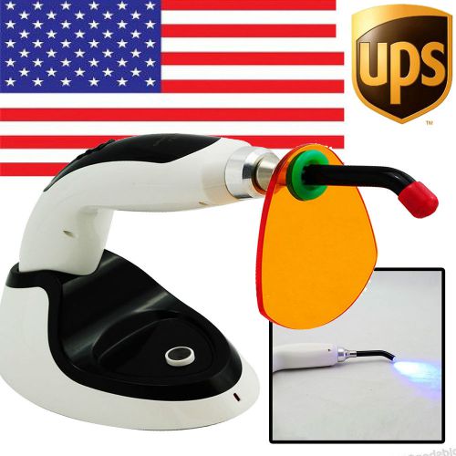 NEW 5W Wireless LED Dental Curing Lamp 1400MW Teeth Whitening -Black {US STOCK}