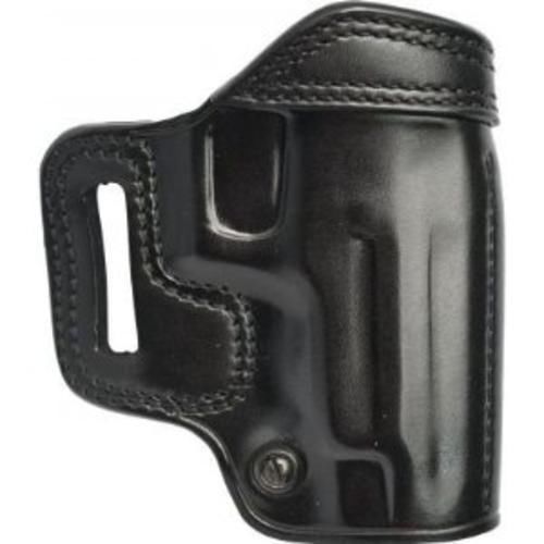 Galco AV219B Avenger Quick Draw Leather Belt Holster Left Handed Black