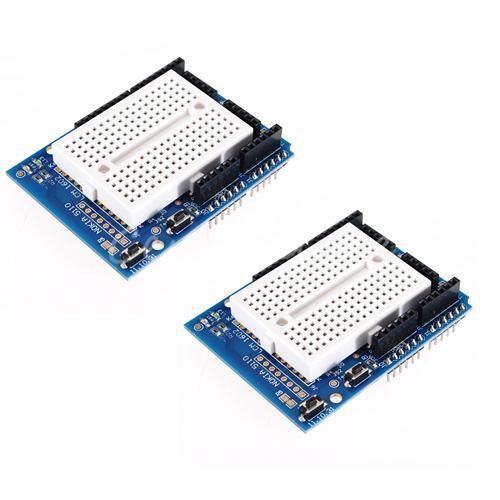 2X Arduino Prototyping Prototype Shield ProtoShield Kit With Mini Breadboard USA