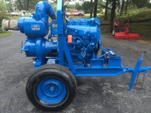 GORMAN RUPP PUMP TRASH PUMP DEUTZ DIESEL ENGINE TOWABLE PINTLE WATER PUMP