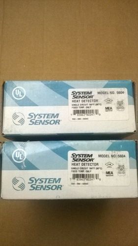 Systen Sensor 5604 heat detector 2 Pieces