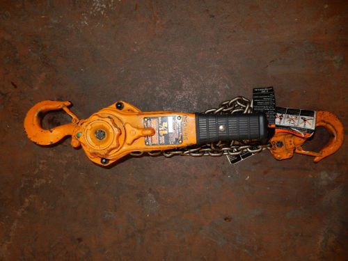 Harrington / 1-1/2 Ton Lever Hoist Come-Along / 5&#039;-10&#039; Chain (GREAT DEAL)