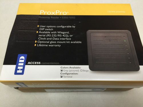 HID ProxPro 125 kHz Proximity Reader 5355AGN00 Access Control Security Entry Pad