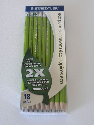 NEW STAEDTLER ECO PENCILS----PACK OF 18