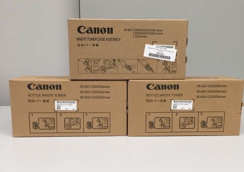 3 New Canon Waste Toner Case Assembly  ( FM3 - 8137 - 000 )