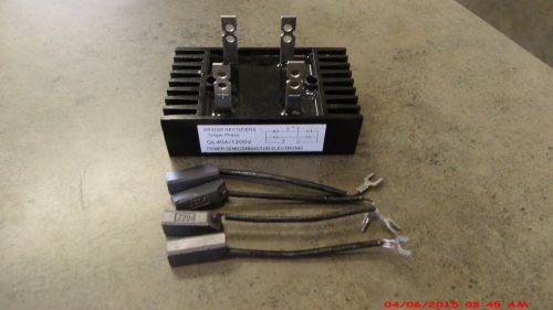 40 amp rectifier single phase, 4 brushes  with 141-040amp bk rectiifer for sale