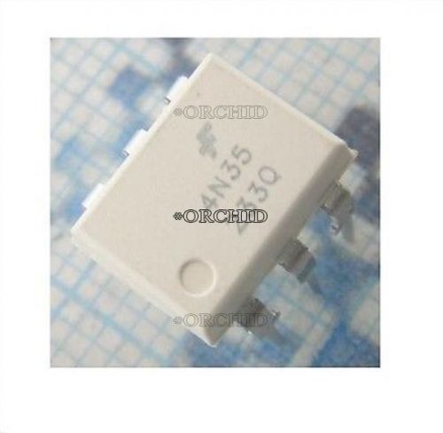 5pcs 4n35 dip6 fsc optocouplers phototransistor 30v ic new #1276851