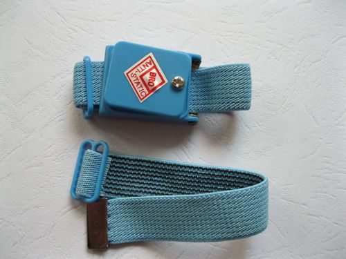 10 pcs anti-static cordless wrist strap blue hot sale for sale