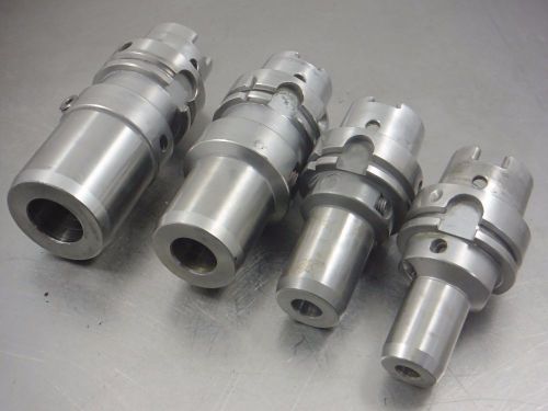 LOT QTY4 HERTEL HSK 63A HYDRAULIC END MILL HOLDERS   (LOC431) TS5