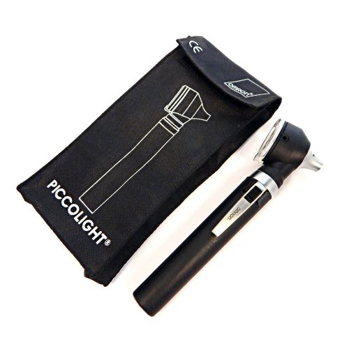 KaWe Omron Piccolight F.O. Fiber Optic Otoscope Black Medical Instrument