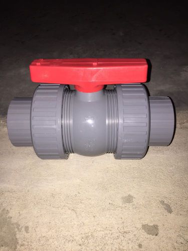 FNW 2-1/2&#034; CPVC Treu Union SXS Ball Valve EPDM FNW350NEL