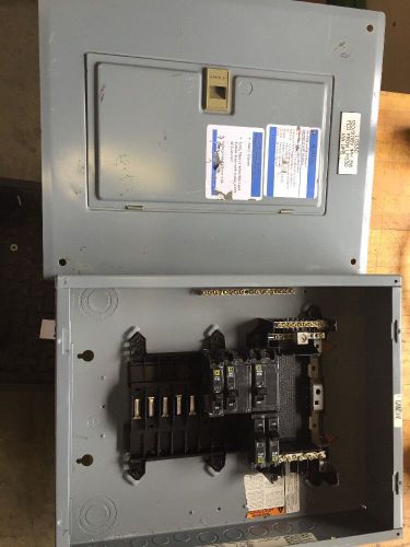 Square D QOC20U100S Load Center with Cover &amp; Fuses QO