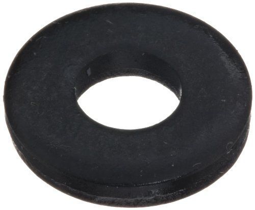 1010 Steel Flat Washer, Black Oxide Finish, 5/16&#034;-3/8&#034; Hole Size, 3/16&#034; ID,