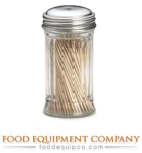 Tablecraft 653 Toothpick Dispenser 3/4&#034; x 3/4&#034; x 3-1/4&#034; 3 hole stainless...