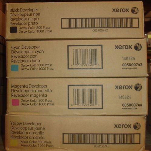 Xerox 5R742/5R743/5R744/5R745 developer set for 800 and 1000 Digital Color Press